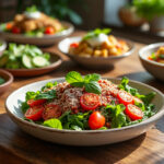 découvrez cinq délicieuses recettes rapides à préparer pour la semaine du 21 au 25 avril. simplifiez vos repas avec des plats savoureux qui raviront toute la famille, le tout en un temps record !