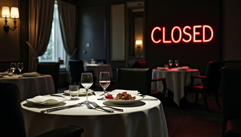 Un chef d&rsquo;entreprise décède suite à un repas excessif : fermeture du restaurant pour deux mois par la préfecture.