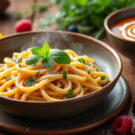 découvrez notre succulent menu du 28 mai 2025 ! savourez des fettuccinis crémeux, un velouté réconfortant et un brownie sans cuisson irrésistible. une expérience culinaire inoubliable qui saura ravir vos papilles !