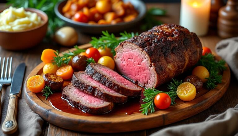 Découvrez notre vidéo recette du rôti de boeuf accompagné de son délicieux jus – Petits plats en harmonie